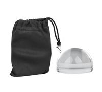 Lupa de cúpula, Lupa óptica 6X Pisapapeles de cúpula de cristal Pisapapeles de acrílico Lupa de bolsillo para la lectura