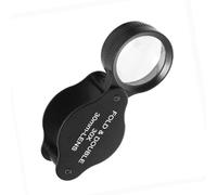 Lupa de de mano 30X para sellos, monedas, joyería, inspección, lupa plegable de tamaño de bolsillo, lupa de plegable
