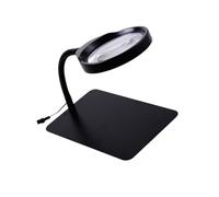 Lupa de Escritorio LED 10X/lámpara de Lupa de Pantalla HD Recargable for Lectura de Personas Mayores, Manualidades, Pasatiempos, Pintura, Costura, Trabajo