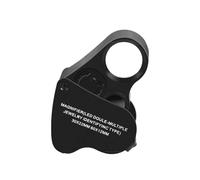 Lupa de joyería LED de 30x y 60x con diseño plegable para relojería, colección de sellos e inspección de antigüedades - ABS / cuerpo de metal, lente acrílica