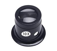 Lupa de joyería, lente de lupa de joyería 10X, lupa de ojo de relojero para joyería, sello de monedas, reparación de diamantes textiles