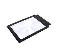 Lupa de Lectura, 3X Lupa de página Completa Lupa Grande y Liviana A4 Lupa de Mano con área de visión Grande, Lente de Ayuda para Lectura, lupas para Personas Mayores con visión Baja y Baja