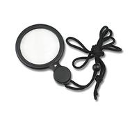 Lupa de lectura 4X y 8X portátil para el cuello con luz LED para leer, coser, pasatiempos, regalo de padres, lupa colgante