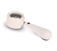 Lupa de Mano 5X Lupa de Lectura de 2 LED portátil for Personas Mayores y Estudiantes for Reparar, Leer periódicos, Documentos, Explorar la Naturaleza y Manualidades