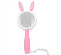 Lupa De Mano con Diseño De Conejos Rosas, 5X Y 10x Lupa De Lectura Manual con Mango Plástico, HD Lente 75mm Lupa De Joyería para Niños Mayores, Lectura, Exploración Natural, Observación