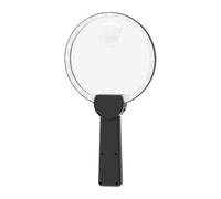 Lupa de mano con lente 3X, 3 modos de luz para leer protección del cuello