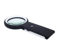 Lupa de mano con luz 10X 30XZoom doble lente 18 LED para lectores y aficionados, lectura detallada, ayuda a la degeneración macular