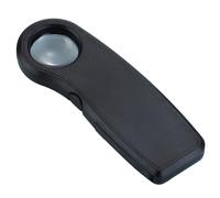 Lupa de Mano Portátil con Luz Led, Aumento 20x, Negra
