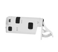 Lupa de microscopio con zoom para teléfonos móviles universales, mini lente para smartphone con aumento ajustable de 80 a 120X y clip desmontable