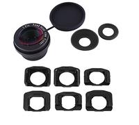 Lupa de Ocular con Enfoque Fijo 1,5X para Visor de cámara DSLR, Ocular Duradero con 6 Bases de Montaje, Distancia de eyección de 15 mm para usuarios de Gafas, Compatible con