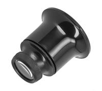 Lupa de ojo de 20 aumentos, lente acrílica óptica, 4 cm de diámetro para reparación de relojes e inspección de joyas