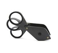 Lupa de ojo de mano de 4 x 8 x 12 aumentos para sellos, joyas, plegables, triples lentes, lupa de ojos de cristal, plegable