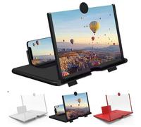 Lupa de pantalla para móvil | Proyector 3D HD para smartphone | Soporte plegable