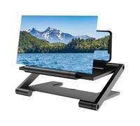 Lupa de Pantalla para teléfono móvil, proyección de ampliación de Pantalla de teléfono móvil 3D HD con Soporte Plegable y Ajustable en Altura, Compatible con Todos los teléfonos Inteligentes