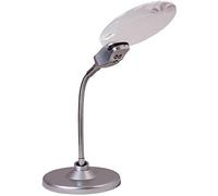 Lupa de Sobremesa Levenhuk Zeno D5 con Brazo Flexible e Iluminación por LED para Lectura, Trabajos de Costura, Dibujo, Creación de Álbumes de Recortes, Trabajos Manuales y Construcción de Maquetas
