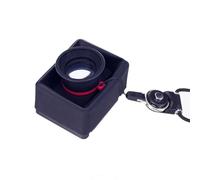 Lupa de visor de cámara 3.2X HD ocular con parasol para un enfoque claro, construcción de vidrio ABS para cámaras sin espejo al aire libre