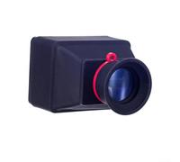 Lupa de visor de cámara con parasol | Lupa de pantalla LCD 3.2X para cámaras sin espejo | Copa de ojo de vidrio de alta definición para un enfoque claro y reducción de deslumbramiento en brillo (3.2X)