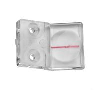 Lupa deflector para sierra de mesa deslizante y máquinas de bandas de bordes para mejorar la precisión de lectura de escala (32 mm, 2 agujeros)