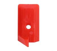 Lupa deflector para sierra de mesa deslizante y máquinas de bandas de bordes para mejorar la precisión de lectura de escala (rojo 1 agujero)