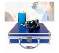 Lupa Dental con Luz LED Ajustable - Gafas Binoculares de 2.5X o 3. para Dentistas, Diseño Ergonomico, Distancia Trabajo 30-420 mm, Recargable