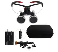 Lupa Dental De 2,5 Aumentos, Modelo Nuevo/Antiguo, Portátil, Binocular con Clip, Luz LED De 5 W, Distancia De Trabajo: 440 Mm-540 Mm Black2