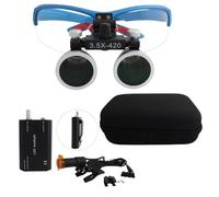 Lupa Dental De 2,5 Aumentos, Modelo Nuevo/Antiguo, Portátil, Binocular con Clip, Luz LED De 5 W, Distancia De Trabajo: 440 Mm-540 Mm Blue2