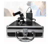 Lupa Dental Frontal con Luz LED 5W Ajustable - Montura Ergónomica Recargable 2.5X-3.5X para Odontólogos e Higienistas Dentales