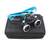 Lupa Dental, Lupas Dentales, Lupa Binocular, Lupa Portátil - 2,5X - Distancia De Trabajo: 440-540 Mm / 3,5X - Distancia De Trabajo: 320-420 Mm 3.5-Blue