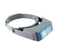 Lupa diadema - Lupa para la cabeza, lente óptica, gafas de joyería con cuatro opciones de aumento | Dispositivo versátil para manualidades, lectura, joyas artísticas, tr