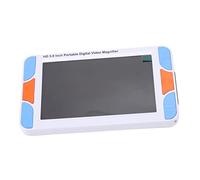 Lupa Digital, 800x480 3X a 48x Ayuda para la Degeneración Macular Pantalla LCD en Color de 5 Pulgadas Ayuda para Baja Visión Bloqueo de Pantalla de Cámara Dual Lupa Electrónica