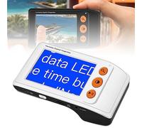 Lupa digital con zoom 2X-25X, ayuda electrónica portátil para la lectura con 8 modos de color y pantalla LCD de 3,5 pulgadas para personas con baja visión, mango plegable para facilitar su uso.