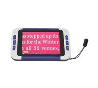 Lupa Digital Portátil, 2-32X Ayuda a la Lectura Electrónica para Visión Lejana y Cercana Lupa de Vídeo Portátil 26 Modos de Color Lupa de Pantalla para Baja Visión, Niños,