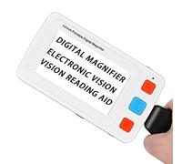 Lupa digital portátil de 5 pulgadas, ayuda de lectura electrónica de mano, pantalla LCD HD, lupa de 4 a 32 veces compatible con HDMI AV salida TV, ideal para lectura/escritura/visualización