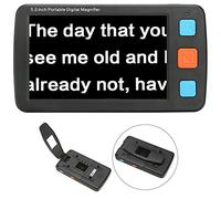 Lupa digital portátil para lectura, 5.0 pulgadas HD de 5.0 pulgadas, pantalla LCD de mano, lupa de lectura de vídeo, 4 - 32 veces, adecuado para discapacitados visuales o de baja visión