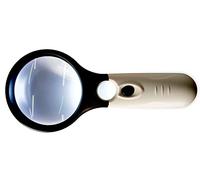 LUPA ELECTRICA Q-CONNECT KF18752 ARO ABS 75 MM 3 AUMENTOS 3 BOMBILLAS LED