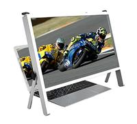 Lupa for portátil HD de 21 Pulgadas, Soporte Plegable, Extensible, Lente Aumento 3X ultranítida(White)