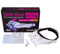 Levenhuk Zeno Vizor HR4 Lupa Frontal Recargable a Manos Libres con Luz y 5 Lentes Intercambiables con Aumento de 1,5-8X