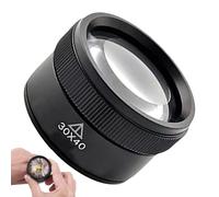 Lupa Joyero 30X Aumento Lente 40 mm Portátil Y Ligero De Mano
