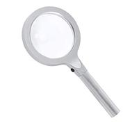 Lupa Lectura Redonda 10X 20X Lente de Lupa Alta definición 12 Piezas Lupa con luz LED Lupa de Lectura Grande para Libros Reparación de Joyas Little Surprise