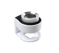 Lupa, lupa de escritorio de 30 aumentos con luz LED y UV y escala, herramienta de inspección de lupa para joyas, joyas, relojes, monedas, sellos (blanco)