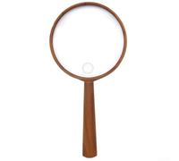 Lupa, lupa retro de grano de madera de alta definición, lente acrílica para leer libros, periódicos, mapas, lupa de mano vintage óptica (B)