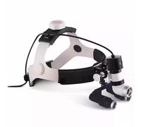 Lupa Magnificadora LED 4x/5x/6x/6,5x con Luz Frontal, Gafas Dentales Ajustables, Magnificador Óptico para Trabajo Cosmético, ORL, Oftalmología(4x)