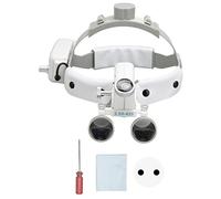 Lupa Montada En La Cabeza, Binoculares Con Lupa Dental Con Iluminación LED De 3,5 X 320 A 420 Mm, Lupas Con Iluminación Gafas Dentales(UE)