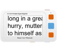 Lupa móvil Digital con Pantalla LCD de 4.3 Pulgadas: Proporciona ampliación de Texto de 4x-32x para una Lectura más fácil por Home Care Wholesale