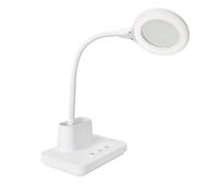 Lupa multiusos de 5 veces de aumento con tres ajustes de luz y carga USB para y lectura de lente óptica