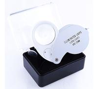 Lupa Ojo 40x de Precisión para Relojero/Joyero con LED, 40 Aumentos y 25mm de Diámetro