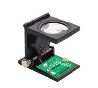 Lupa para Joyería Lupa Pequeña Plegable 10X con Luz