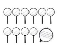 Lupa para niños 10 unidades, mini lupas de 6 cm de diámetro, juguete educativo para descubrir insectos, plantas y naturaleza, para set de detectives, cumpleaños infantiles de policía y juegos al aire