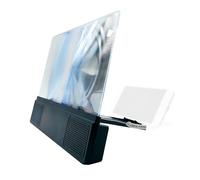 Lupa para pantalla de teléfono con protección ocular, plegable, 3D, HD, con base antideslizante, soporte portátil para teléfono para mayor