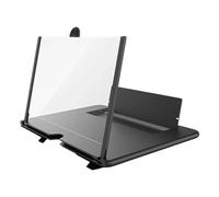 Lupa para teléfonos móviles - Dispositivo de aumento 3D HD para escritorio, ampliador de pantalla móvil, para niños y personas mayores para ver vídeos, para noches de cine, en casa, viajes y